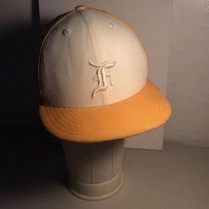 Essentials fear of God 59 fifty hat Yellow White Size 7
